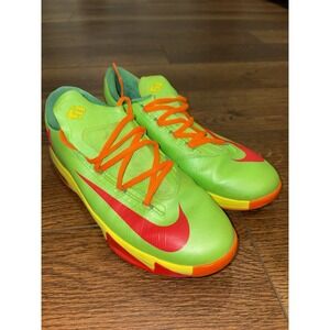 Nike Shoes Youth 6 Kevin Durant KD VI Candy Lime Orange Basketball Sneaker